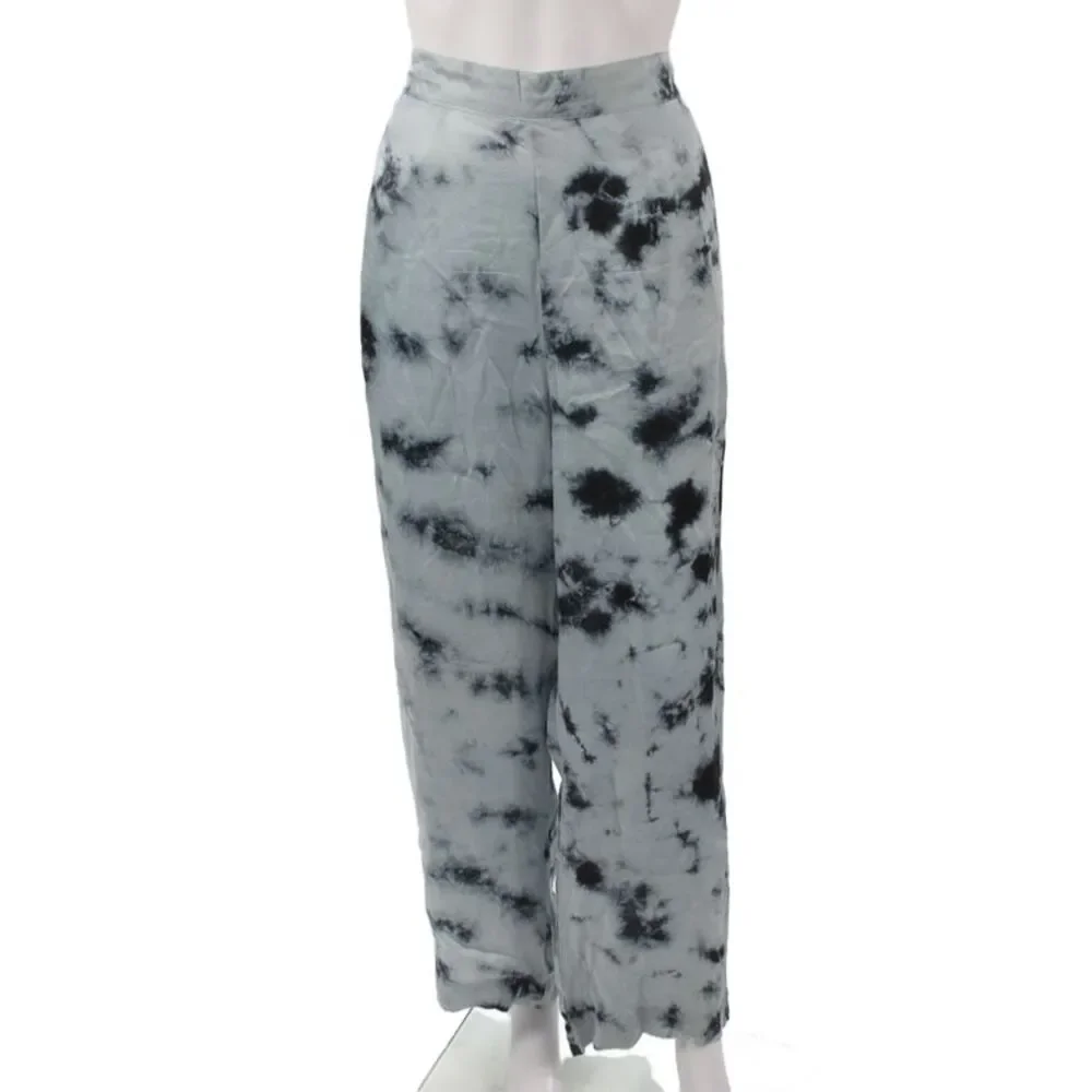 Maison Hotel Womens Ankle Tie-Dye Viscose Pull On Pants Multicolor Size M - Picture 1 of 6